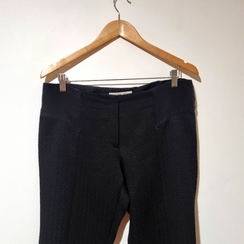 Lisa Ho Size 12 Black Evening Dress Pants - Picture 2 of 6